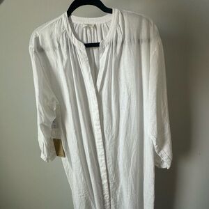 Aritzia Wilfred linen dress